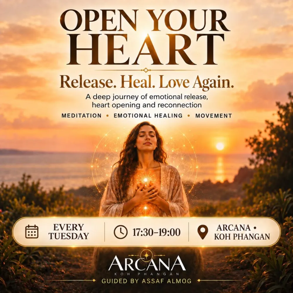Open Your Heart: Healing, Release & Heart Opening w/ Assaf Almog — афиша
