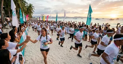 White Glow Run Boracay 2026 — афиша