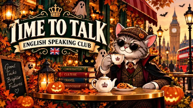 TIME TO TALK — встреча разговорного клуба английского — афиша