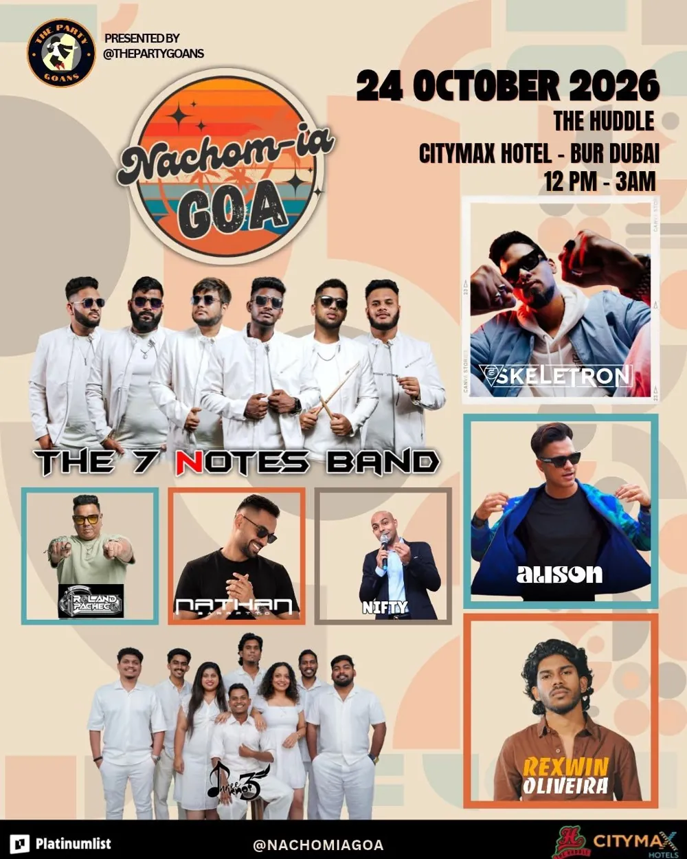Nachomia Goa — афиша