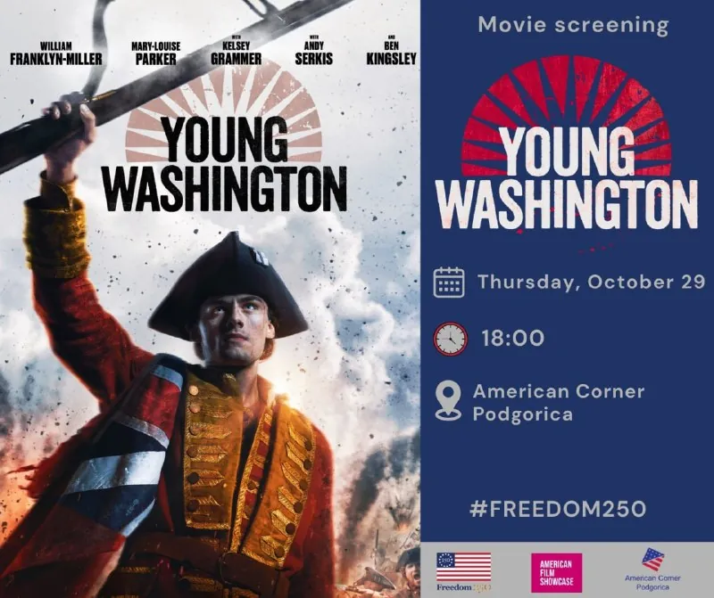 Молодой Вашингтон (Young Washington) — афиша