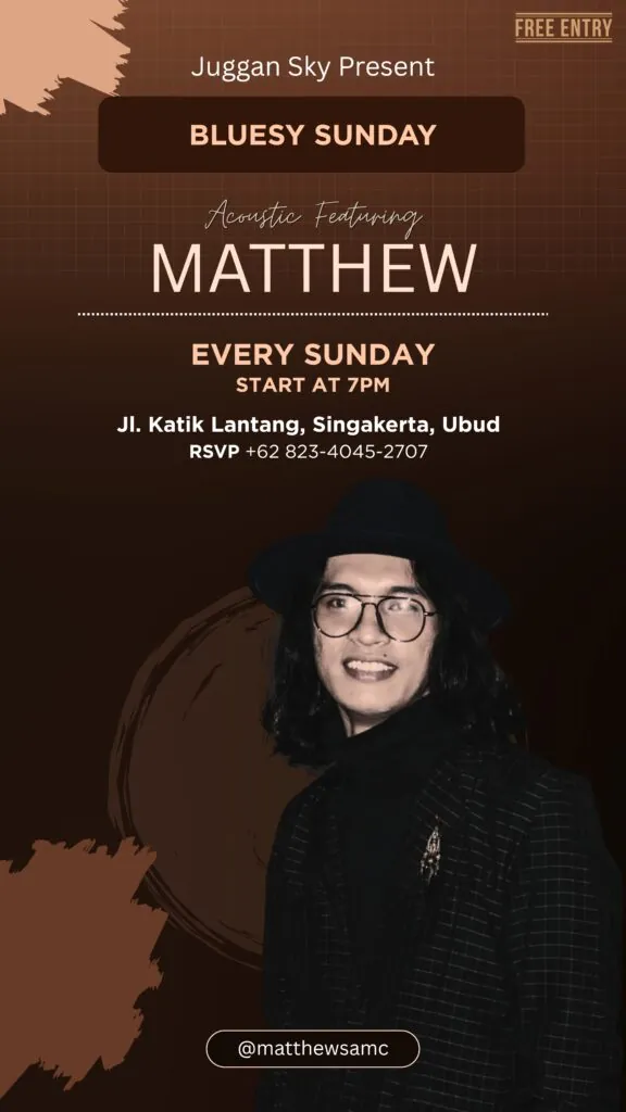Bluesy Sunday w/ Matthew — афиша
