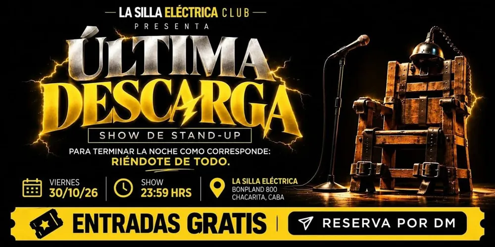 ULTIMA DESCARGA — афиша