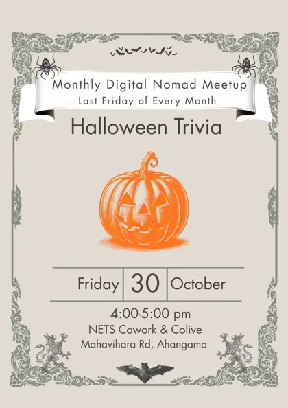 Halloween Trivia — афиша