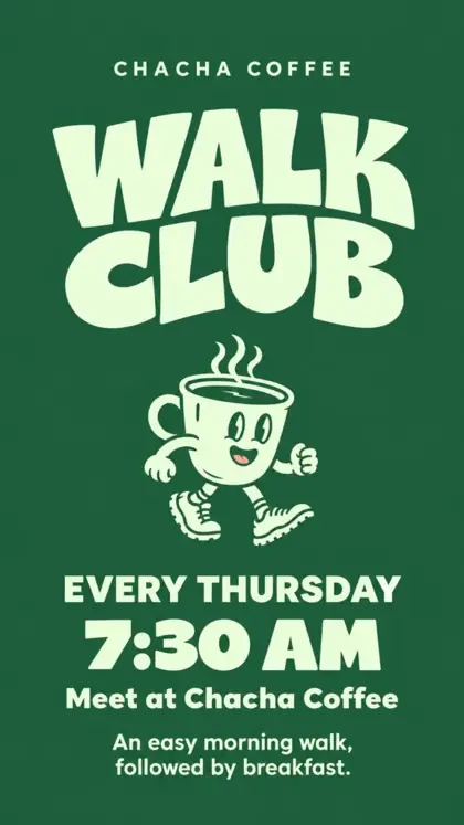 Walk Club — афиша