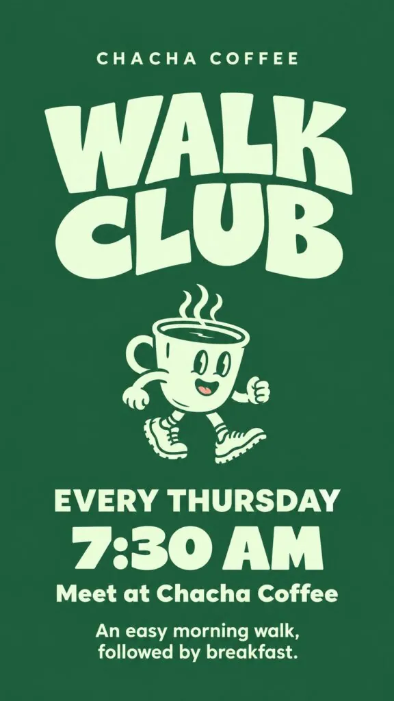Walk Club — афиша
