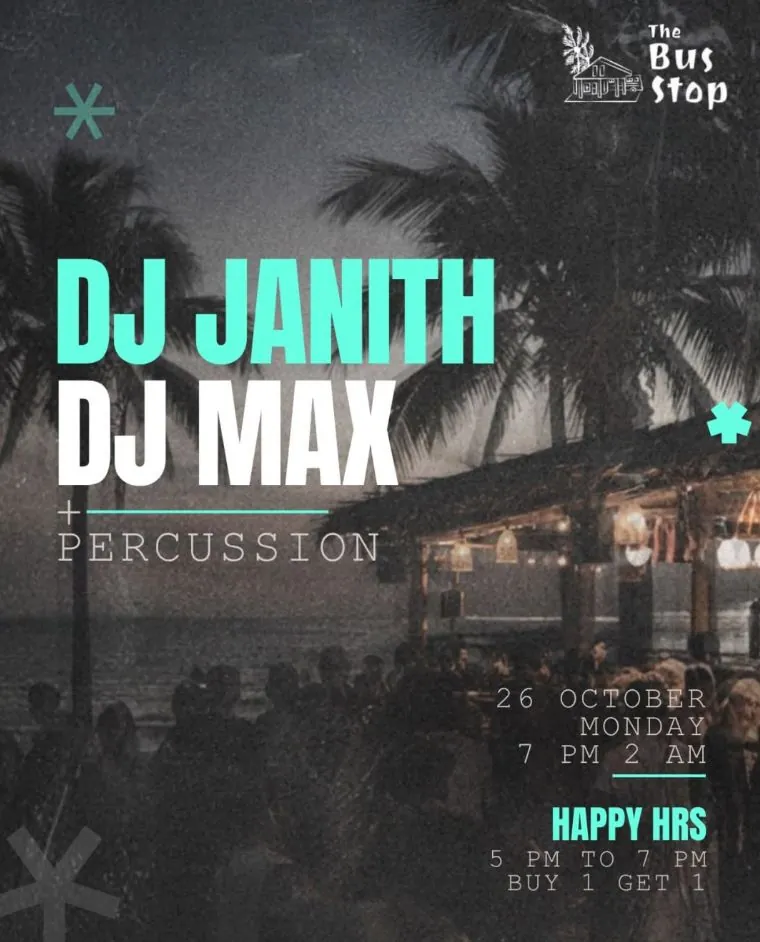DJ Janith & DJ Max + Percussion — афиша