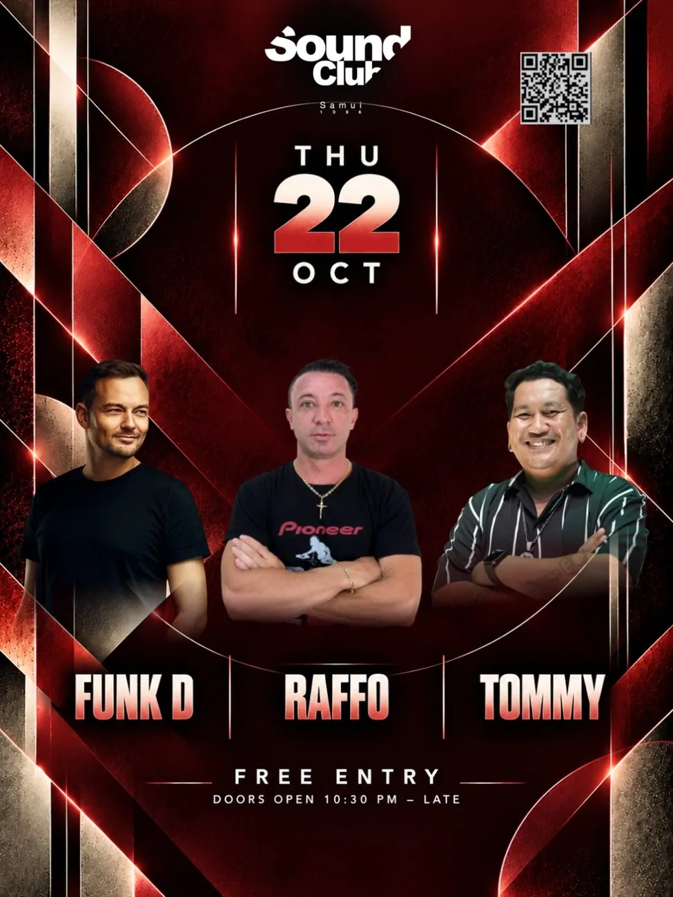 FUNK D, RAFFO, TOMMY — афиша
