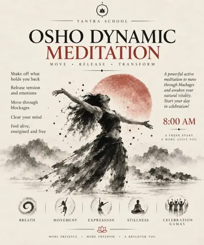 OSHO Dynamic Meditation w/ Brady — афиша