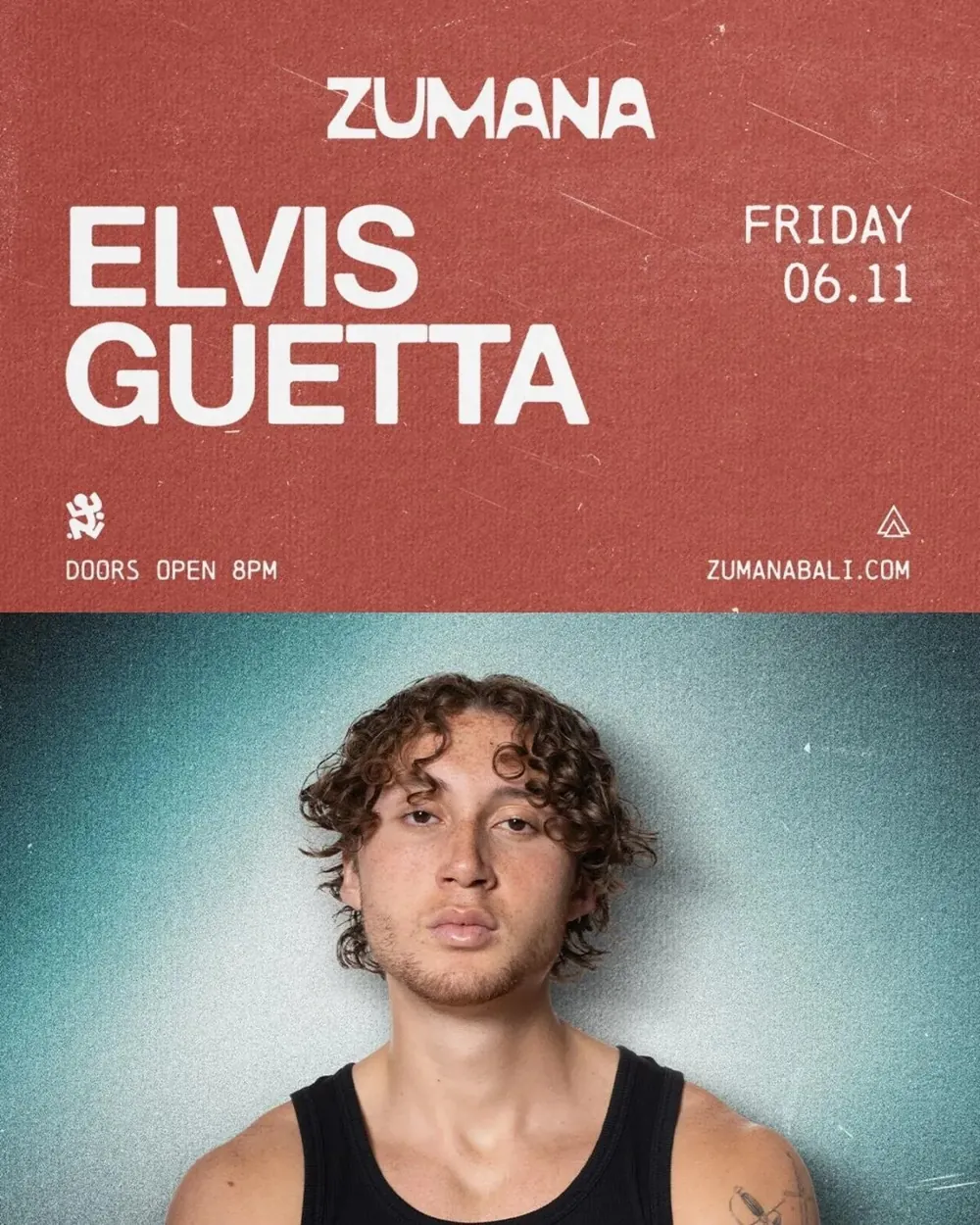 Elvis Guetta в Zumana Bali — афиша