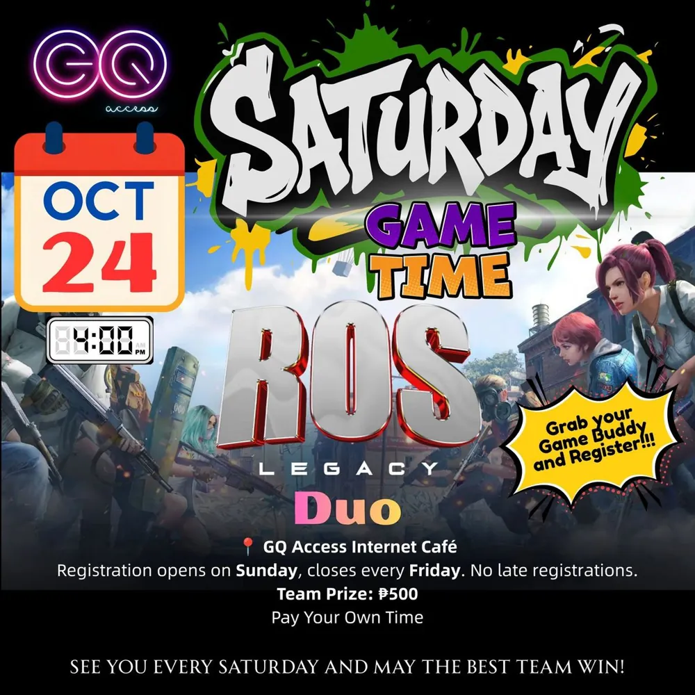Saturday Game Time: Rules of Survival ROS Legacy DUO — афиша