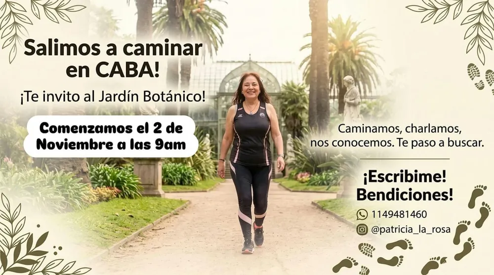Caminatas alrededor del Botanico a partir del 2/11 a las 9 am — афиша