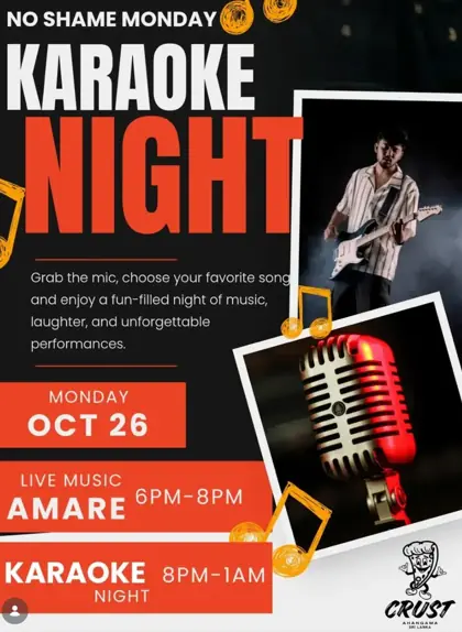 No Shame Monday / Karaoke Night — афиша