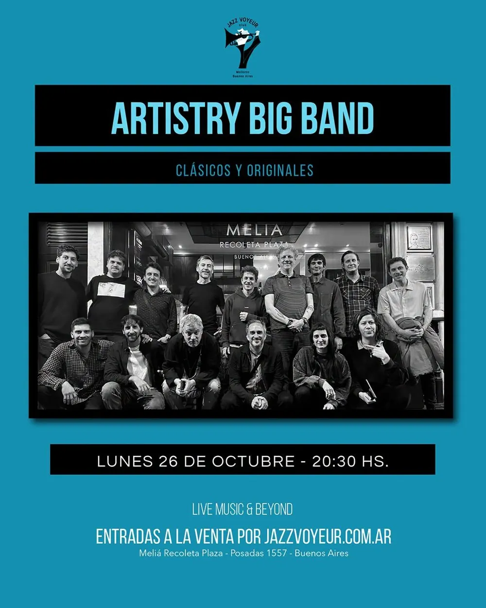 LUNES ON! ARTISTRY BIG BAND — афиша