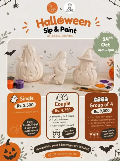 Halloween Sip & Paint — афиша