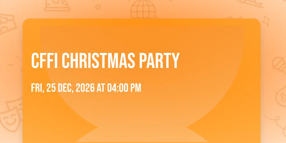 CFFI CHRISTMAS PARTY — афиша
