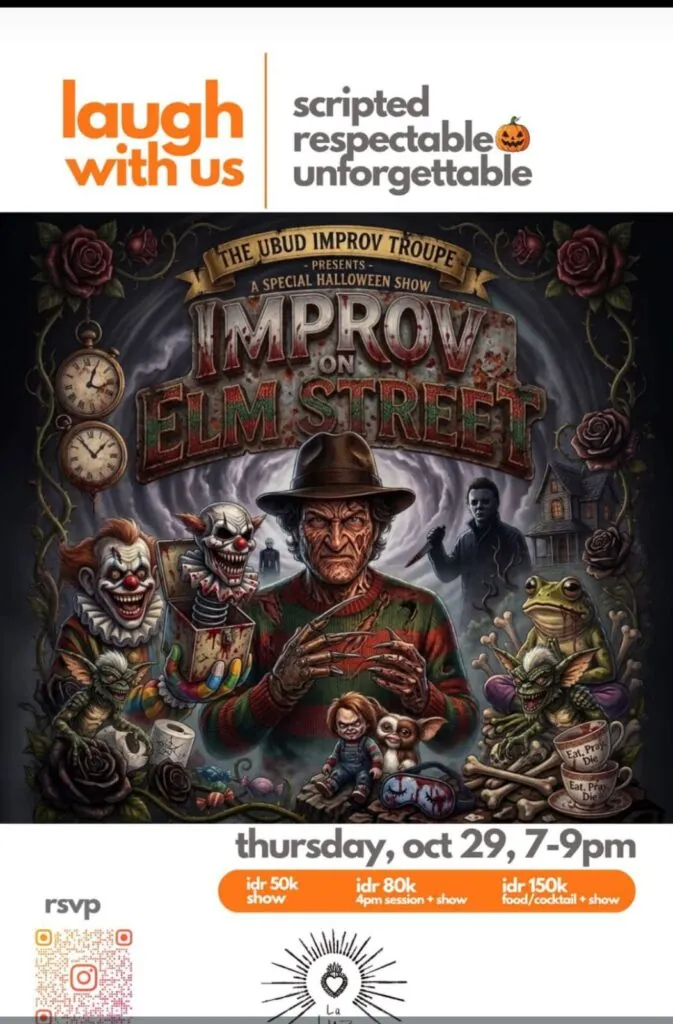 Improv on Elm Street: A Halloween Improv Show — афиша