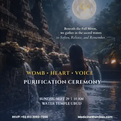 Womb • Heart & Voice Purification Ceremony — афиша