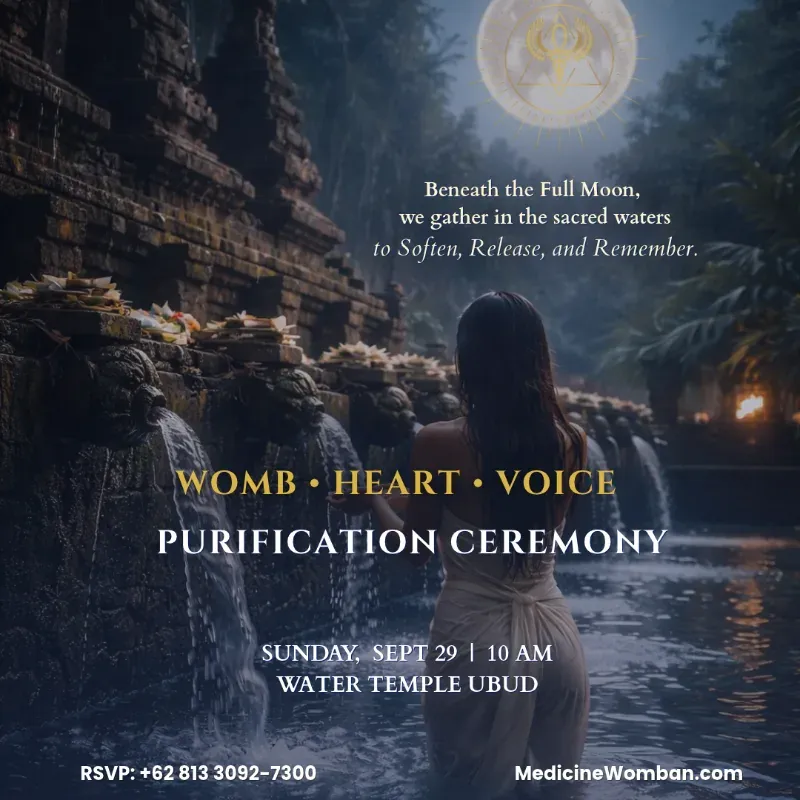 Womb • Heart & Voice Purification Ceremony — афиша