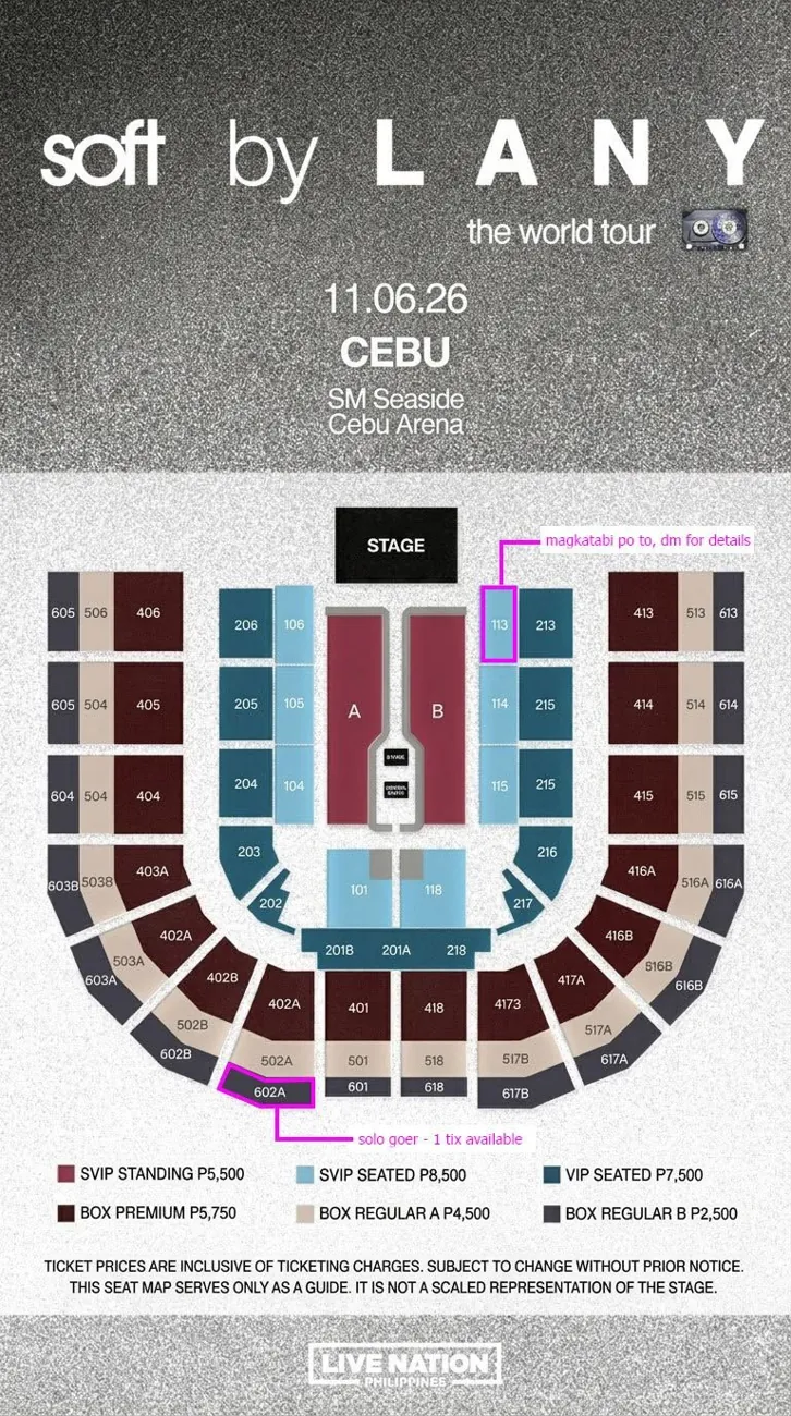 LANY CONCERT - CEBU — афиша