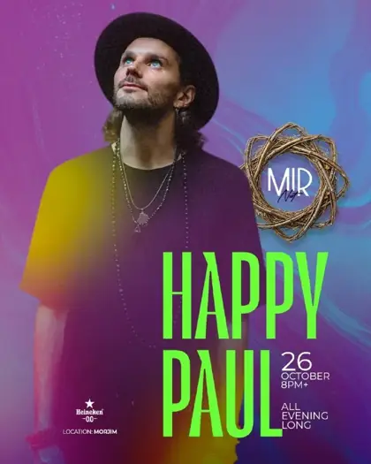 Monday in MIRnest — music by HAPPY PAUL — афиша