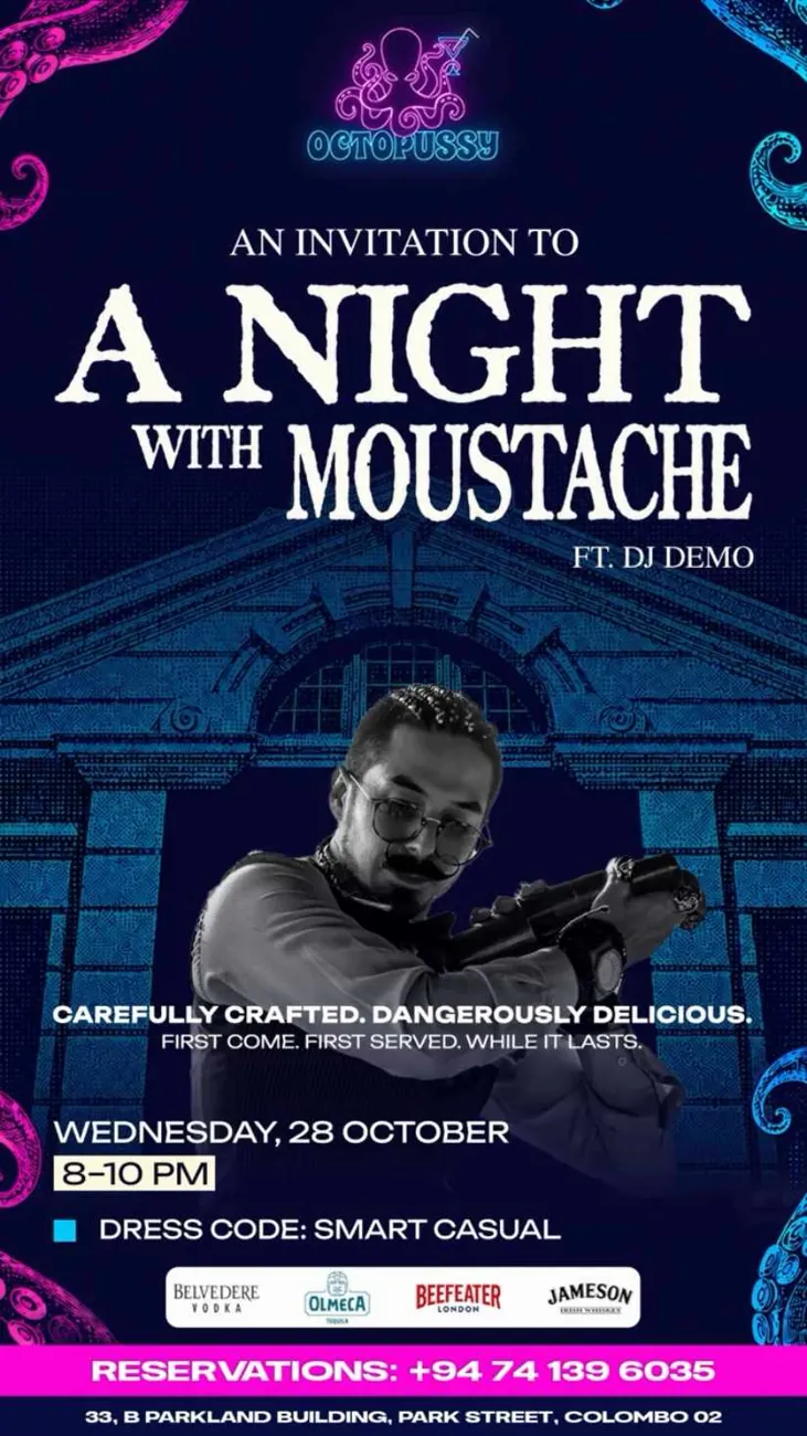 A Night with Moustache • DJ Demo — афиша
