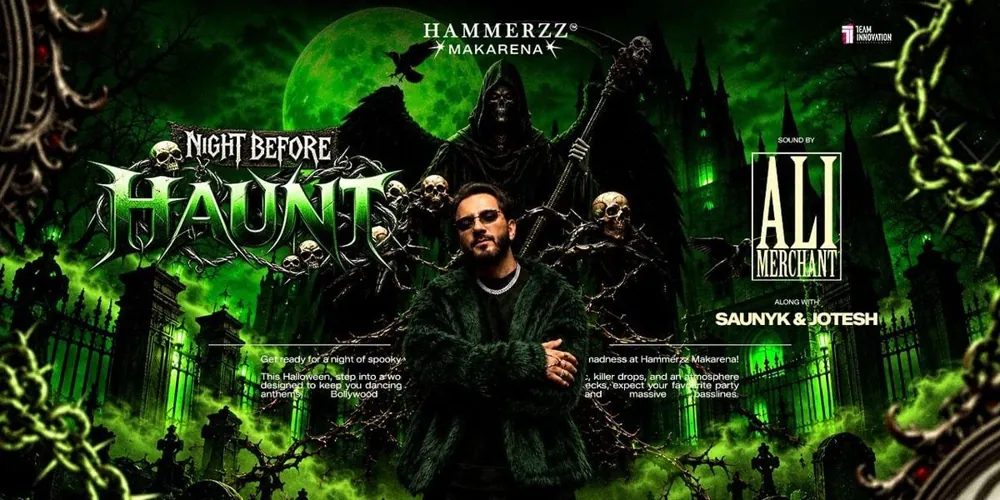 Night Before Haunt Ft. Ali Merchant at Makarena — афиша