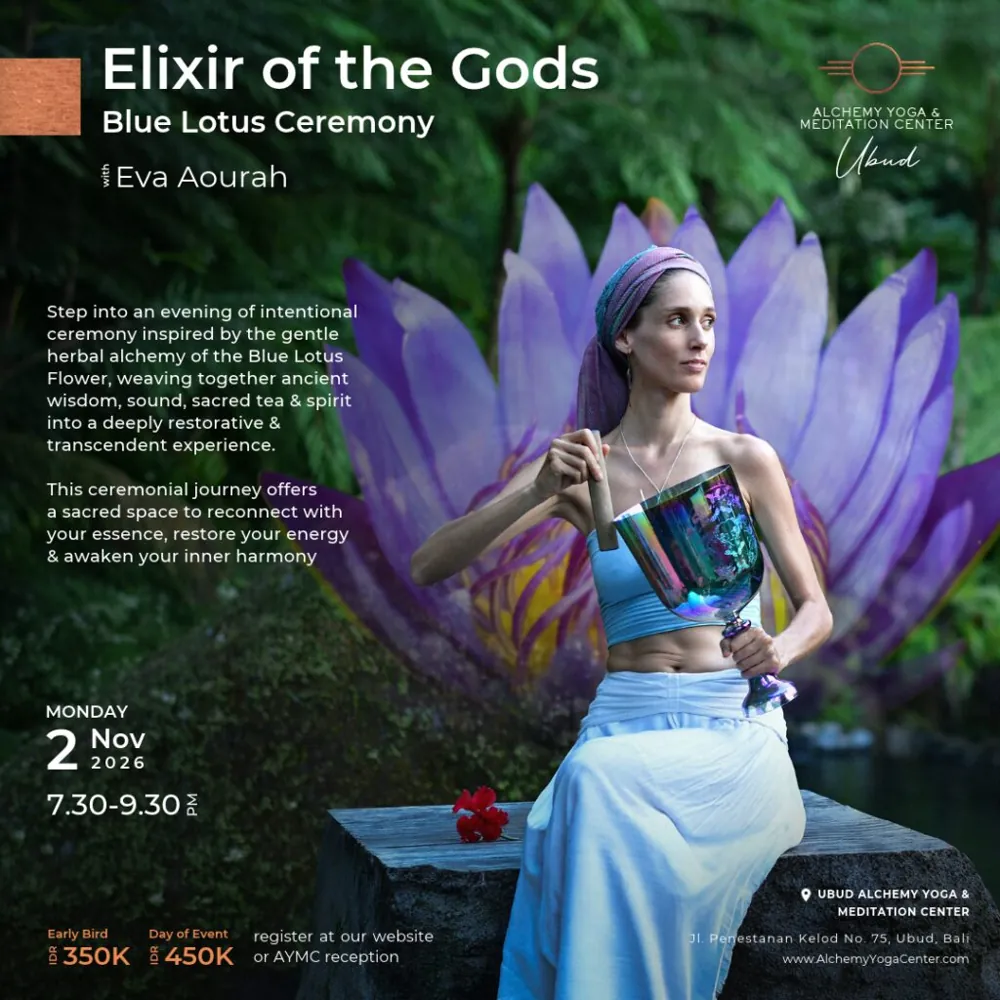 Elixir of The Gods: Blue Lotus Ceremony w/ Eva Aourah — афиша