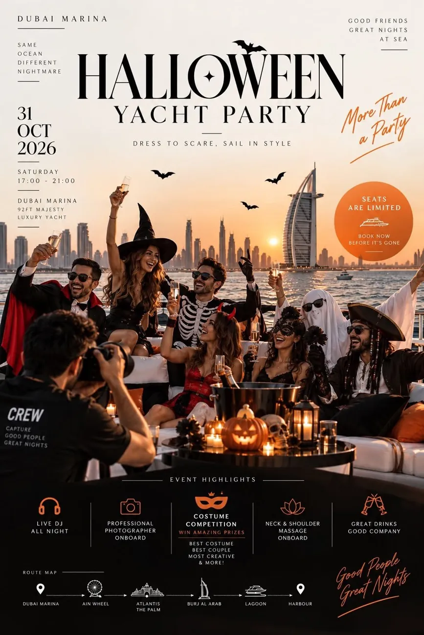 🎃👻Halloween Yacht Party🎃 — афиша