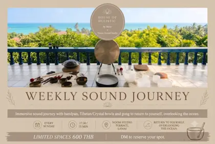 Immersive Ocean Sound Journey with Handpan w/ Can & Melie — афиша