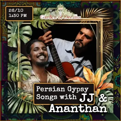 Персидские цыганские песни — JJ и Ananthan — афиша