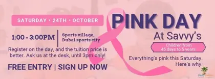 Pink Day at Savvy's — афиша