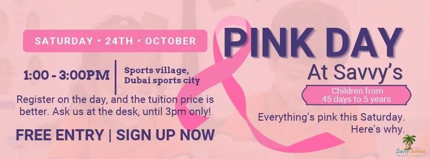 Pink Day at Savvy's — афиша