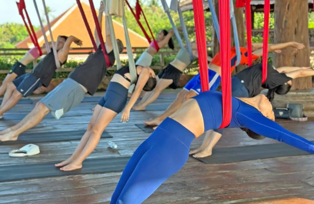 Aerial Yoga w/ Desy Rajagukguk — афиша