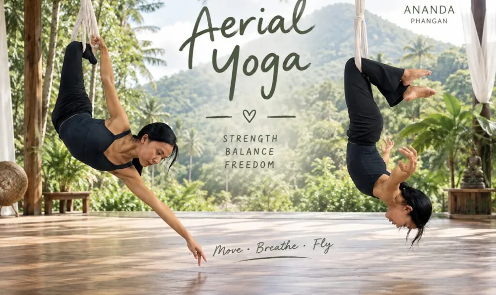 Aerial Yoga (Active) w/ Janny — афиша