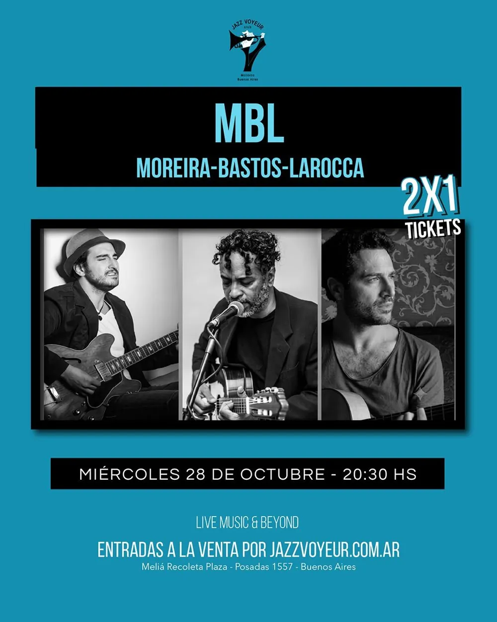 DISCOVERING NEW MUSIC - MBL Moreira Bastos Larroca — афиша