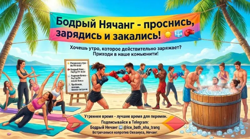 БОДРЫЙ НЯЧАНГ — утренние тренировки и встречи — афиша