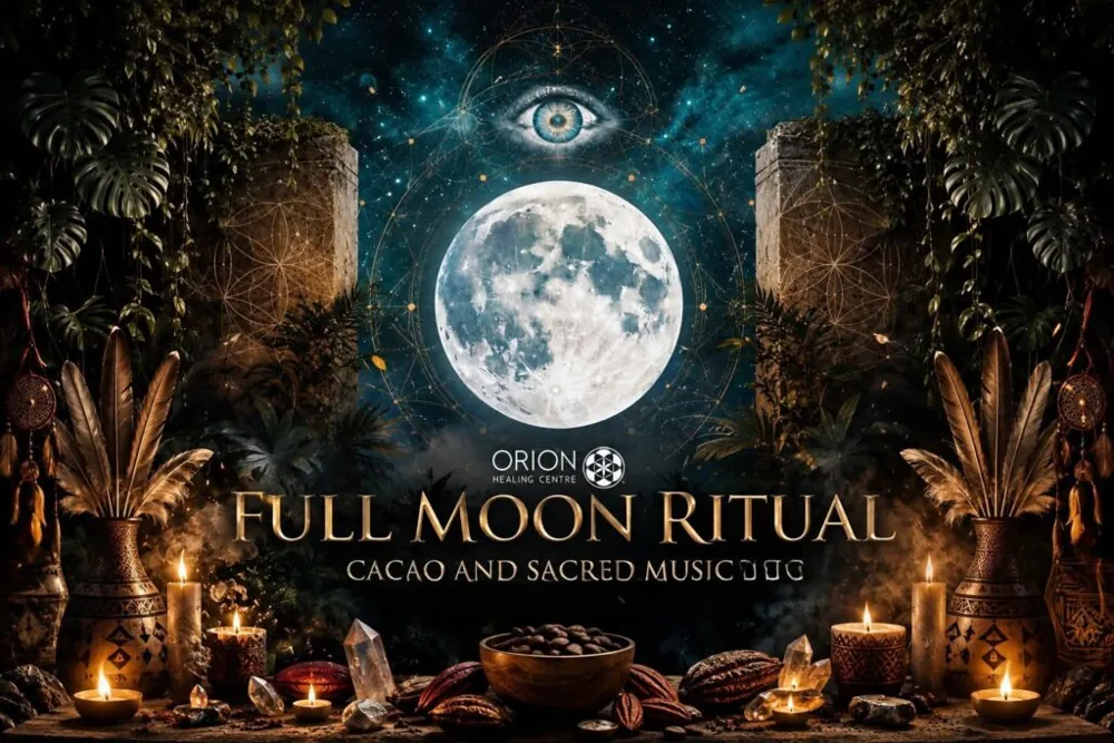 Full Moon Cacao Ceremony and Singing Circle w/ Michal Ora — афиша