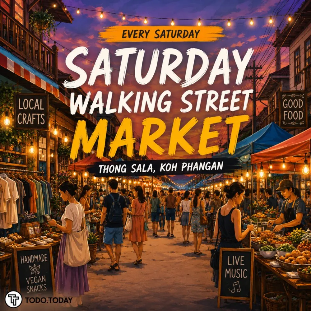 Saturday Walking Street Market — афиша