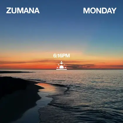 Zumana Monday — афиша