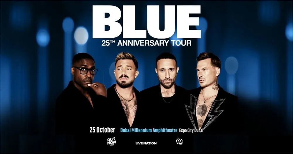 Blue - 25th Anniversary Tour — афиша