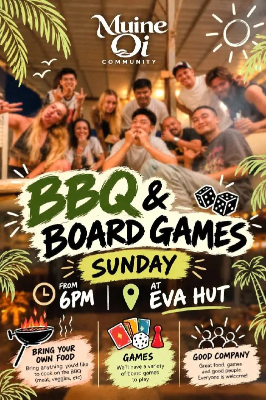 BBQ & Board Games — афиша