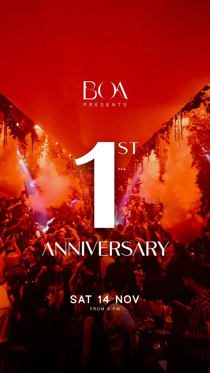 BOA 1st Anniversary — афиша