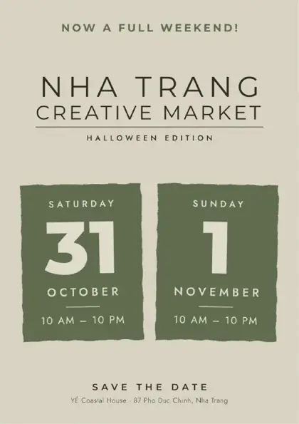 Halloween Creative Market — афиша