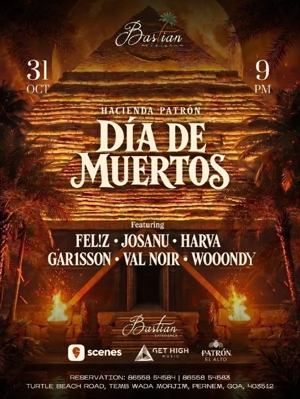 DÍA DE MUERTOS | NEON HALLOWEEN NIGHT — афиша