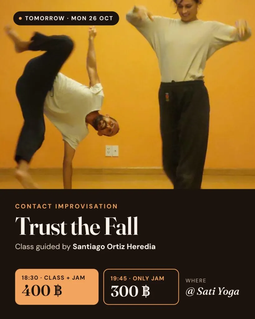 Contact Improvidation "Trust The Fall" w/ Santiago Ortiz Heredia — афиша