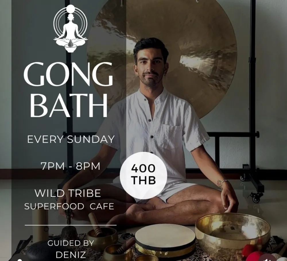 Gong Bath Sound Healing w/ Deniz — афиша