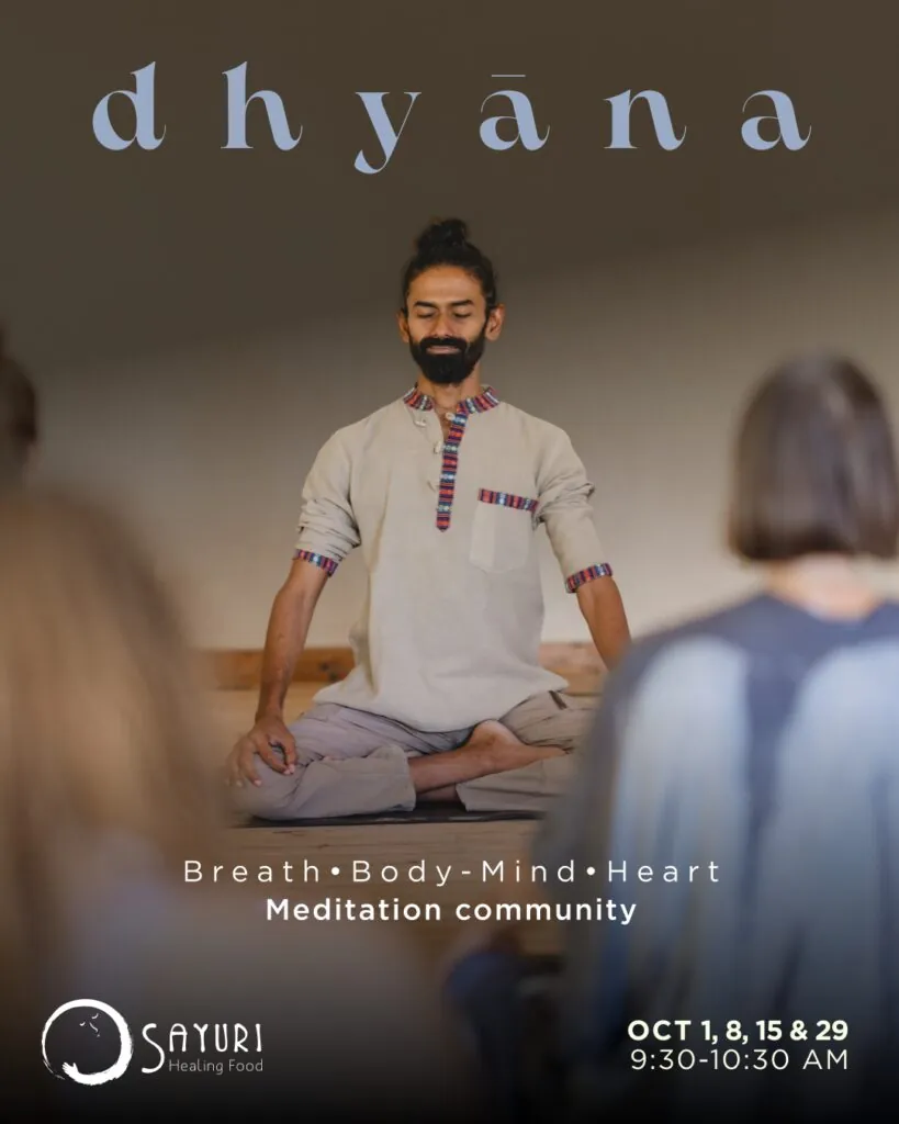 Dhyana: Pranayam, Meditation & Philosophy w/ Manish Pole — афиша