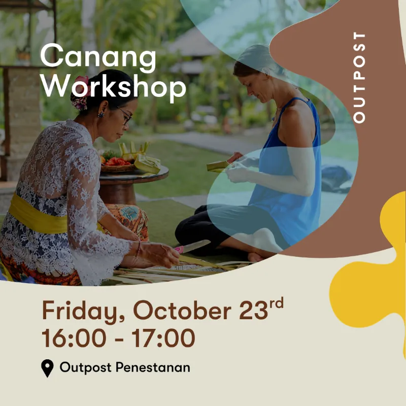 Canang Workshop — афиша