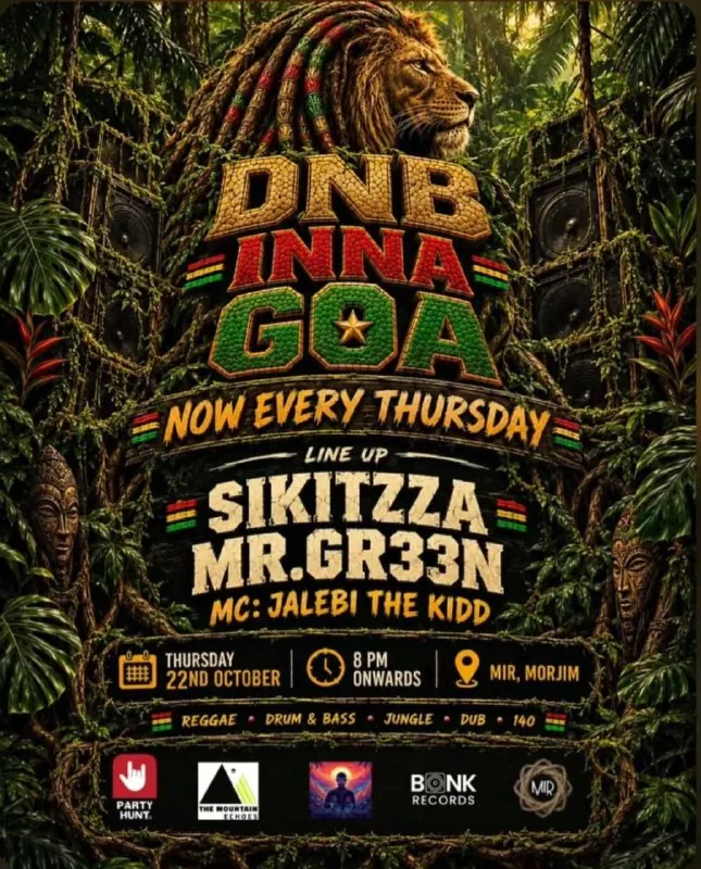 DnB inna GOA — афиша